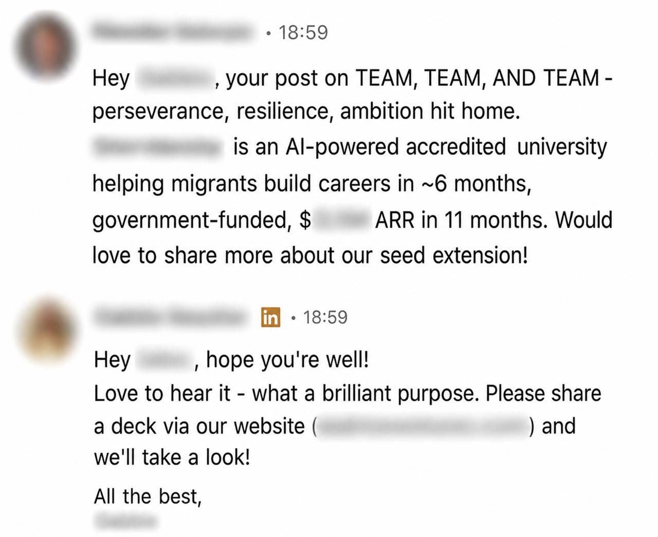 Investor reply — EdTech seed extension